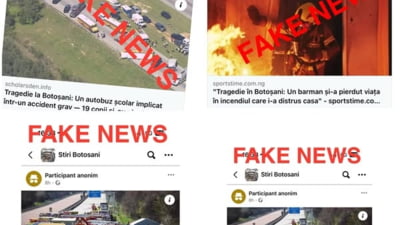 "Explozie" de fake news, în ultimele ore dinaintea alegerilor. Nu există nici "incendii devastatoare" și nici "fiul președintelui României" VIDEO