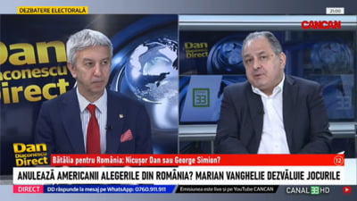 "George Simion câștigă cu 70 la sută", estimează Marian Vanghelie la OTV, în emisiunea lui Dan Diaconescu