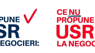 "Informații pe surse și știri false". USR dezminte zvonurile conform cărora ar propune creșteri de taxe. "Ca să fie clar"