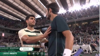 Abandon în semifinala lui Carlos Alcaraz de la Roland-Garros