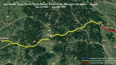 Acțiune în instanță pentru un tronson important al Autostrăzii Unirii. Acuzații de „blocare cu rea-voință”. „Contestații neîntemeiate care nu au respectat prevederile legale”
