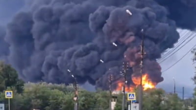 Armata ucraineană anunță că a lovit două aerodromuri militare ruseşti. Imagini cu incendiul devastator FOTO/VIDEO