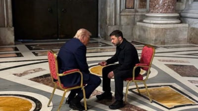 Axios a aflat ce i-a spus Zelenski lui Trump în timpul întâlnirii din Bazilica Sfântul Petru de la Vatican