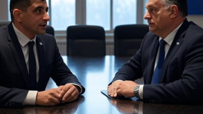 Bancul vechi care descrie perfect relația dintre Viktor Orban și George Simion. „Stai să văd dacă am înțeles...”