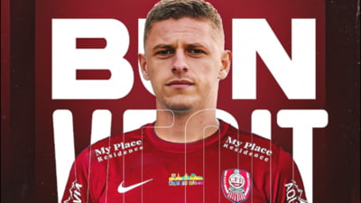 CFR a făcut al doilea transfer al verii. Cine este fotbalistul care a bătut palma cu echipa lui Dan Petrescu