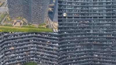 China are un bloc cât un oraș întreg. 20.000 de oameni trăiesc în aceeași clădire. O utopie urbană sau o distopie comunistă?