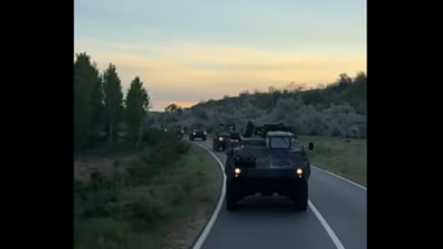 Coloane militare, pe drumurile din sudul țării. Exerciții NATO cu soldați din mai multe țări