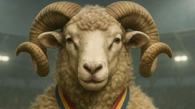 Derapaj după titlul cucerit de FCSB. Doi câini și trei păsări, alături de un berbec FOTO