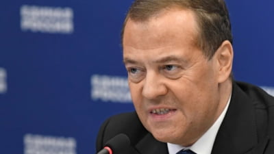 Dmitri Medvedev spune că Rusia urmăreşte victoria și nu compromisul în negocierile cu Ucraina. „Tot ce trebuie să fie distrus va fi distrus” FOTO/VIDEO