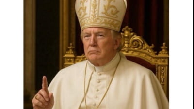 Donald Trump a stârnit furia catolicilor după ce s-a ”costumat” în papă: ”Nu vă bateți joc de noi”