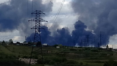 Dronele ucrainene au atacat o bază militară rusă: 40 de avioane militare avariate