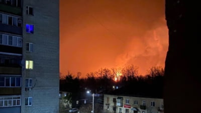 Explozii și incendii într-un oraș rusesc, după ce dronele ucrainene ar fi lovit o fabrică ce produce praf de pușcă