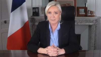 George Simion, susținut de Marine Le Pen, lidera extremei drepte franceze. "E candidatul patriot" VIDEO