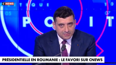 George Simion a creat confuzie și nervi în platoul unei televiziuni franceze. Moderatorii l-au pus la punct după ce l-a acuzat pe Emmanuel Macron de ”tendințe dictatoriale”