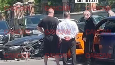 Gigi Becali, prins cu minciuna după un nou accident: "Poate Luțu, nu știu"
