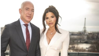 Lauren Sánchez, logodnica lui Jeff Bezos, a purtat o ținută de la un brand românesc în timpul vizitei la Paris FOTO