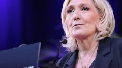Lidera de extremă dreaptă Marine le Pen l-a felicitat pe George Simion pentru scorul din primul tur