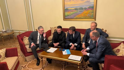 Liderii europeni l-au sunat pe Trump de la Kiev. Despre ce au discutat VIDEO/FOTO