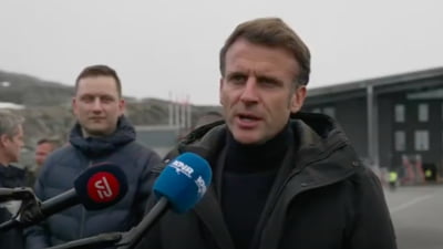 Mesajul lui Emmanuel Macron din Groelanda, în total dezacord cu intențiile președintelui SUA, Donald Trump, de a anexa teritoriul