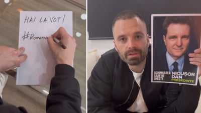 Mesajul lui Sebastian Stan înainte de turul 2 al alegerilor prezidențiale. Actorul român care l-a jucat pe Donald Trump a anunțat cu cine votează VIDEO