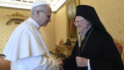 Papa Leon își dorește ca ortodocșii și catolicii să celebreze Paștele în aceeași zi, în fiecare an. Este dispus să găsească o soluție