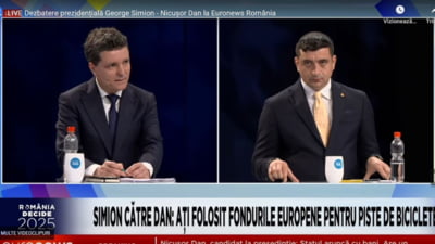 Politolog, despre dezbaterea George Simion - Nicușor Dan de la Euronews: ”Ies scântei”. Concluzii privind discursul celor doi candidați