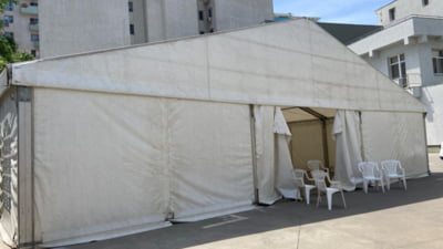 Primăria Sectorului 5 a închiriat cu 30.000 de euro un cort pentru alegerile prezidențiale. Cum arată și care este întrebuințarea acestuia