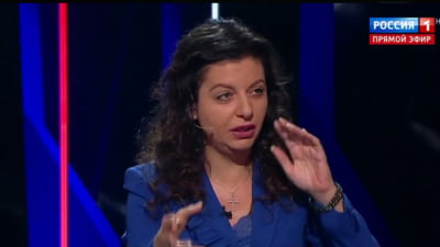 Propagandista șefă a lui Putin sare în apărarea lui Simion. "Data viitoare va fi în instanță ca pârât"