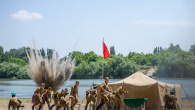 Provocare directă la adresa țării noastre. Separatiștii din Transnistria și trupele ruse simulează "Bătălia pentru România" FOTO