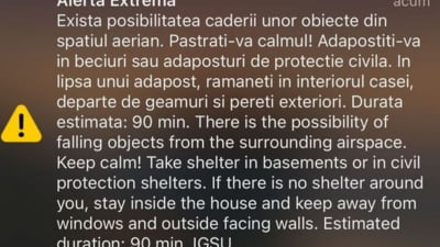 Reacția MApN, după alerta din Tulcea. „Aeronavele din Serviciul de Luptă Poliţie Aeriană erau pregătite să intervină”