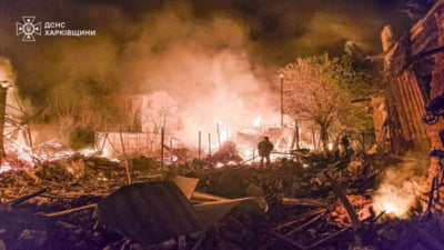 Rusia a lovit Harkovul cu drone dotate cu focoase termobarice. Peste 50 de civili răniți FOTO VIDEO