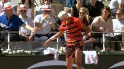 Scandal la Roland-Garros, cu un jucător de top: ”S-a supărat că am aruncat prosopul”