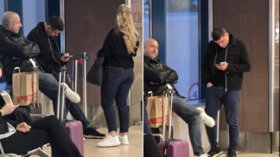 Unde "fugem" George Simion? Liderul AUR a fost fotografiat pe aeroportul Otopeni, împreună cu un om de afaceri