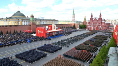 Ziua Victoriei. Putin, spectacol grandios la Moscova pentru a ascunde declinul economic sub masca puterii militare FOTO